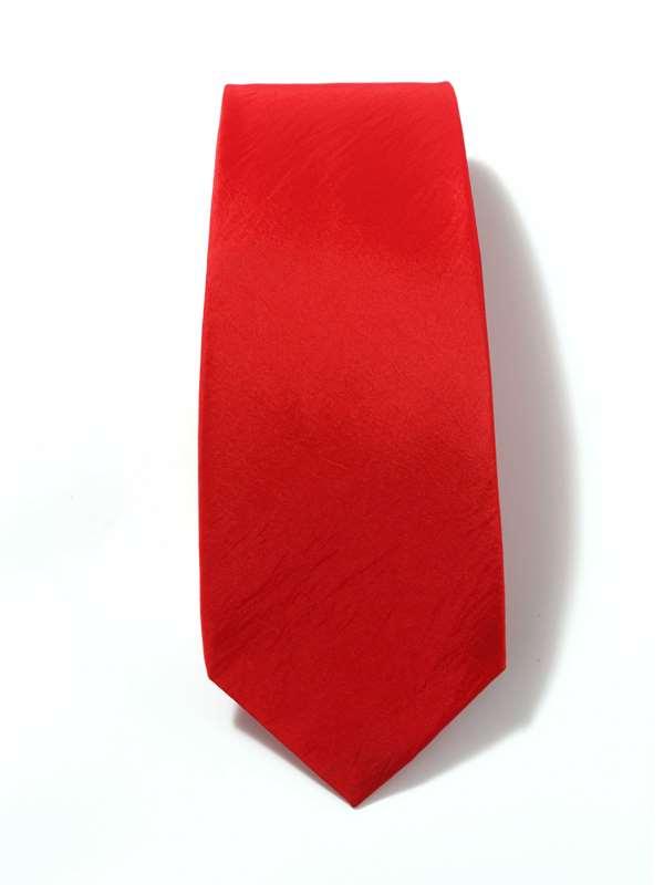 Kingston Plain Dark Red Microfibre Tie