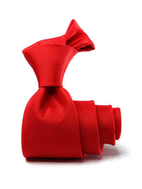 Kingston Plain Dark Red Microfibre Tie
