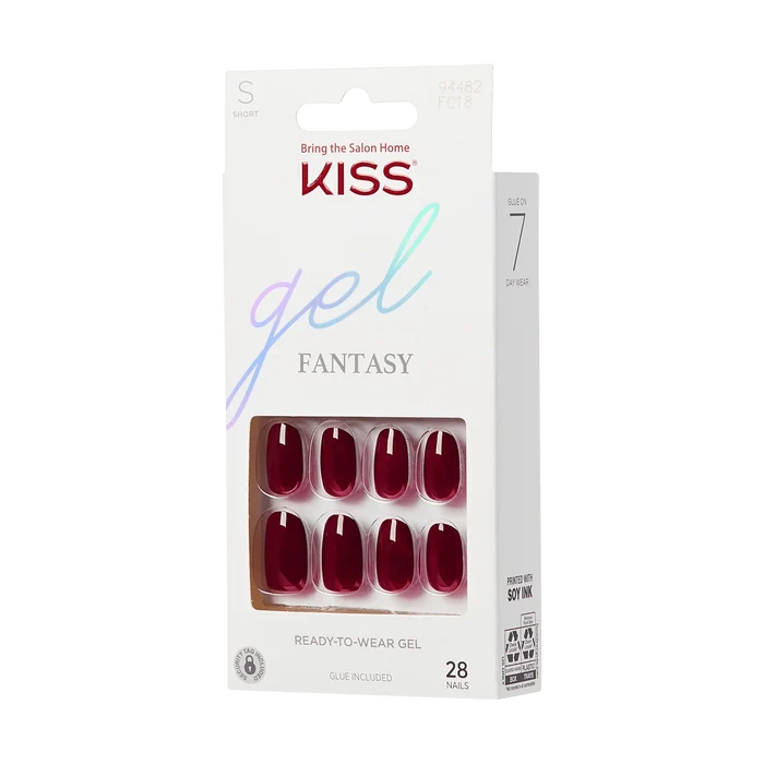 KISS Gel Fantasy 28 Nails Glue Included FC18(One Call)