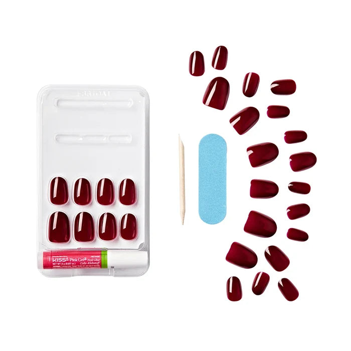 KISS Gel Fantasy 28 Nails Glue Included FC18(One Call)