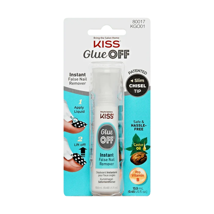 Kiss Glue Off Instant False Nail Remover مزيل الاظافر الاصطناعية الفوري