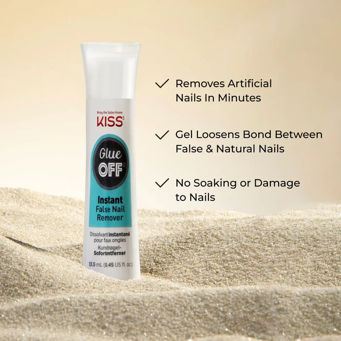 Kiss Glue Off Instant False Nail Remover مزيل الاظافر الاصطناعية الفوري