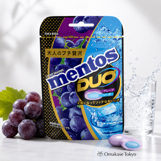 Kracie Mentos DUO Grape & Soda, 1.6 oz (45 g) x 10 Packs
