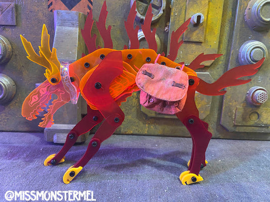 LASER HOUND - POSEABLE ACRYLIC FIGURE NUMBER 12