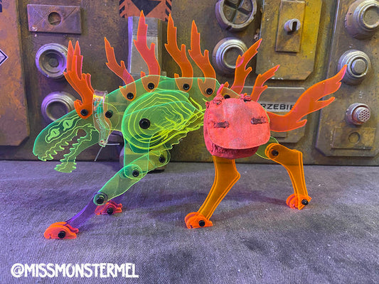LASER HOUND - POSEABLE ACRYLIC FIGURE NUMBER 14