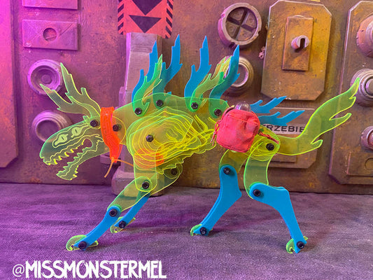 LASER HOUND - POSEABLE ACRYLIC FIGURE NUMBER 3