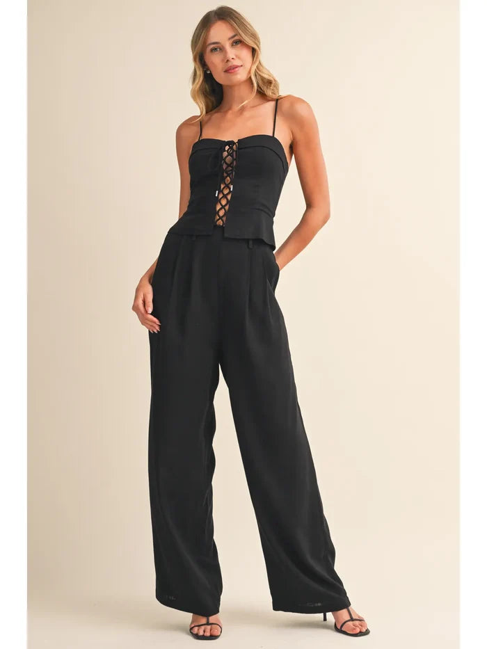 Lexi Linen Lace Up