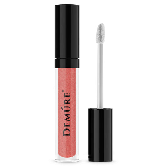 Demure Lip Gloss Dusty Rose 74  tube and applicator