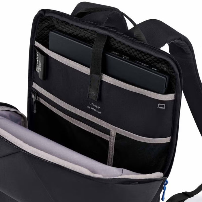 SAMSONITE Lite-Geo Lite Backpack 15.6" (Black) | Isetan KL Online Store