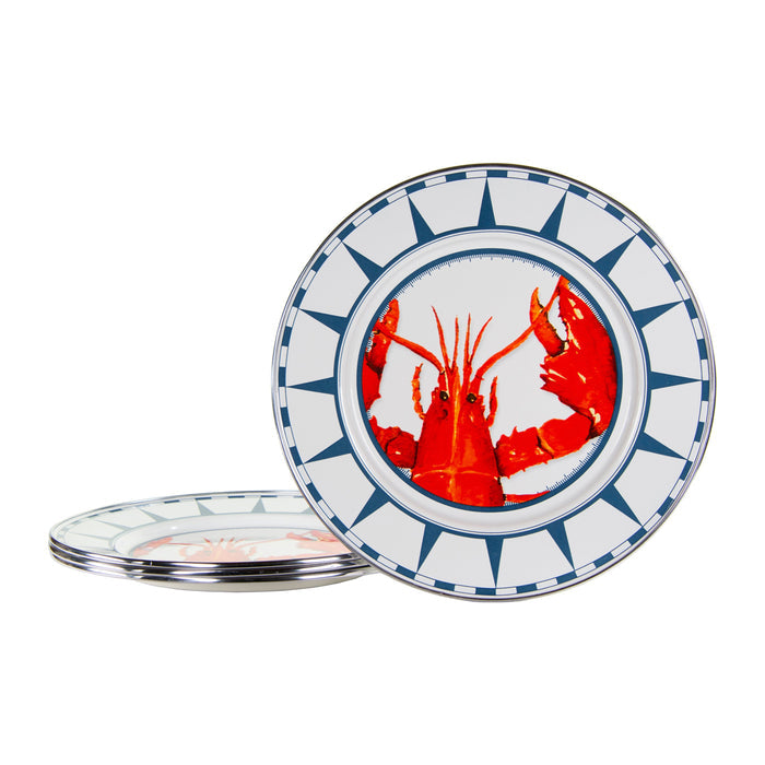 Lobster Enamelware Dinner Plate