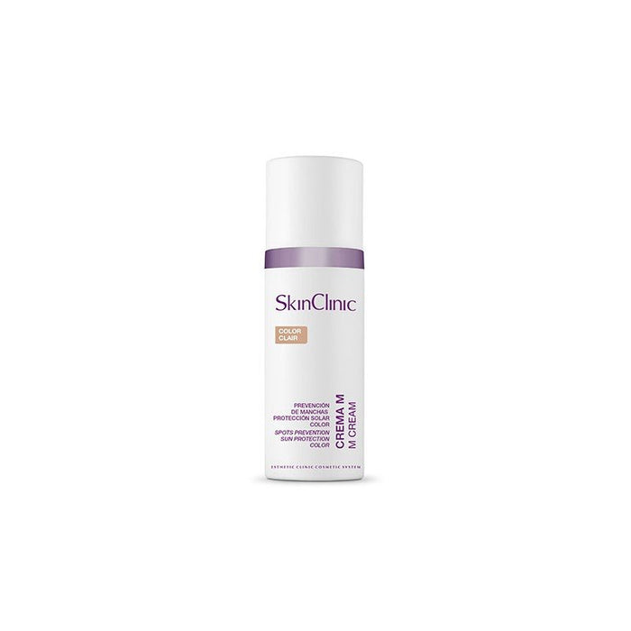M CREAM COLOR CLAIR - Crema De Fata Pentru Preventie Pete Cu Protectie Solara Spf 50 - skinseen.ro