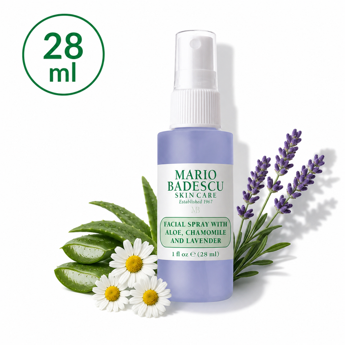 MARIO BADESCU Facial Spray With Aloe, Chamomile And Lavender.   بخاخ الوجه بخلاصةالصبار و زهرة الكاموميل واللافندر
