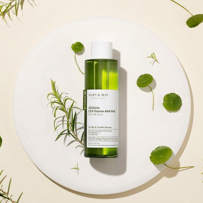 [Mary&May] Vegan CICA Tea Tree AHA PHA Toner 200ml - Ballagrio