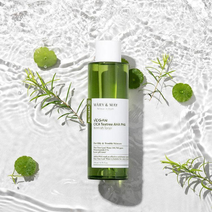 [Mary&May] Vegan CICA Tea Tree AHA PHA Toner 200ml - Ballagrio