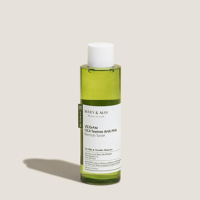 [Mary&May] Vegan CICA Tea Tree AHA PHA Toner 200ml - Ballagrio