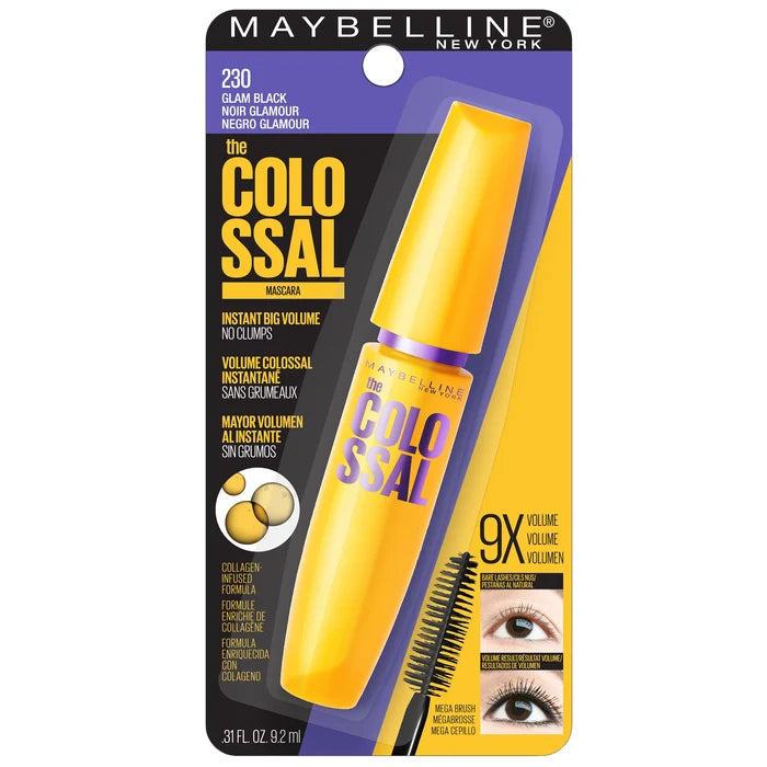 MAYBELLINE The Colossal Mascara - 230 Glam Black ماسكارا ذا كولوسال من ميبيلين