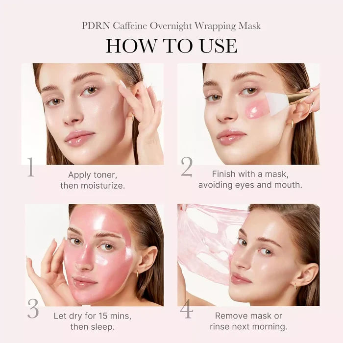 Medicube PDRN Pink Caffeine Night Wrapping Mask - 75ml