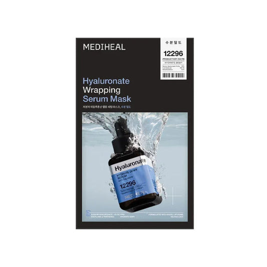 [MEDIHEAL] Hyaluronate Wrapping Serum Mask Hydrate Dewy 25ml*10EA - Ballagrio