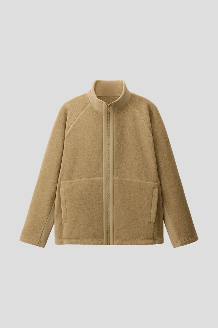 Men's Lightweight Stand-Collar Micro Fleece Jacket (Mid Warmth) PM038