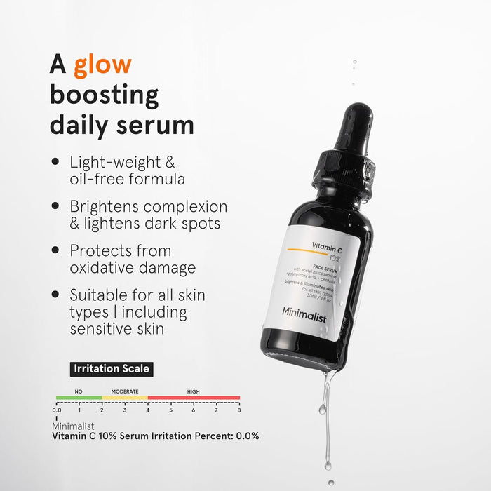 Minimalist Vitamin C 10% Face Serum - 30ml