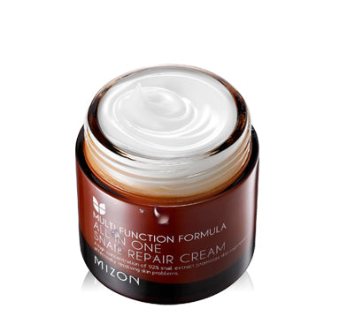 MIZON All In One Snail Repair Cream 75mL كريم البشرة بهلام الحلزون من ميزون