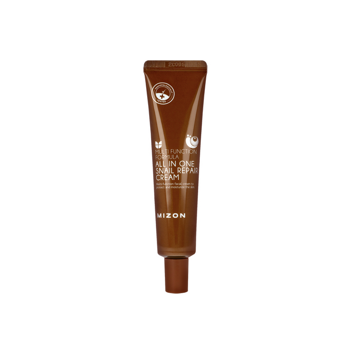 MIZON All In One Snail Repair Cream Tube كريم البشرة بهلام الحلزون من ميزون