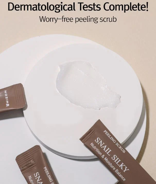 MIZON Snail Silky Peeling Scrub مقشر البشرة من ميزون بهلام الحلزون