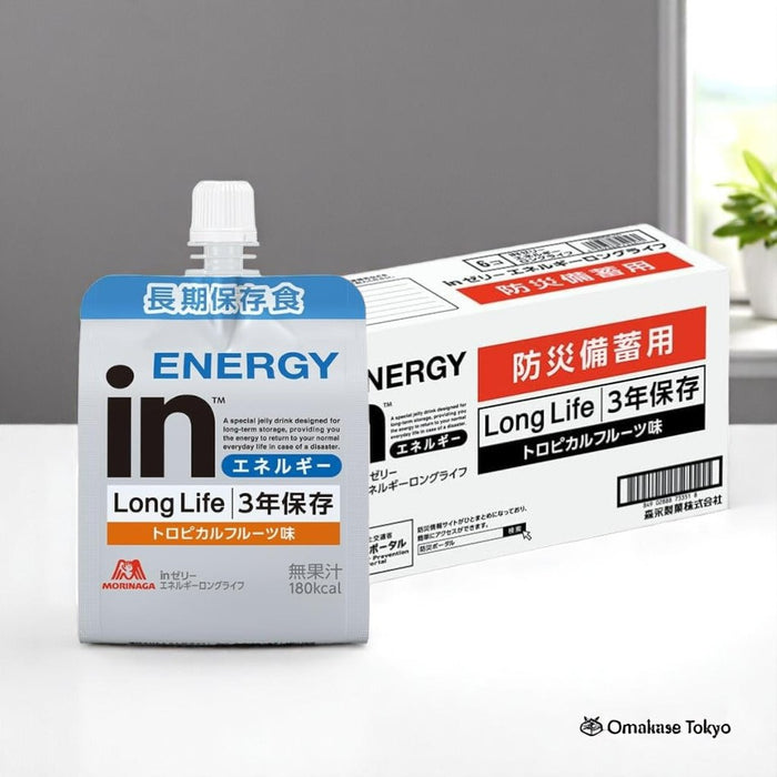 Morinaga In Jelly, Energy Long Life, 6 Pieces