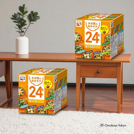 Nagatanien Miso Soup 24 Servings x 2 Packs