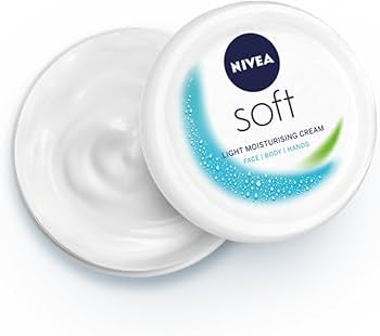 NIVEA Soft Moisturizing Creme Face, Body and Hands كريم الترطيب للوجه للجسم واليدين من نيفيا