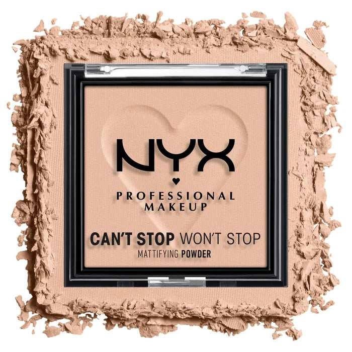 NYX Can't Stop Won't Stop Mattifying Powder باودر مطفي من نيكس