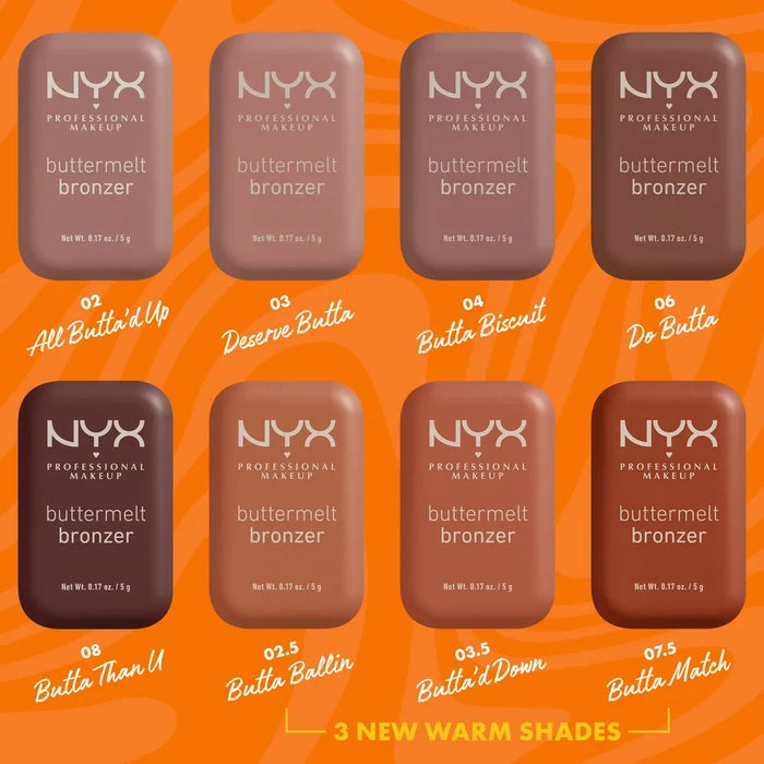NYX Professional Makeup Buttermelt Bronzer برونزر من نيكس