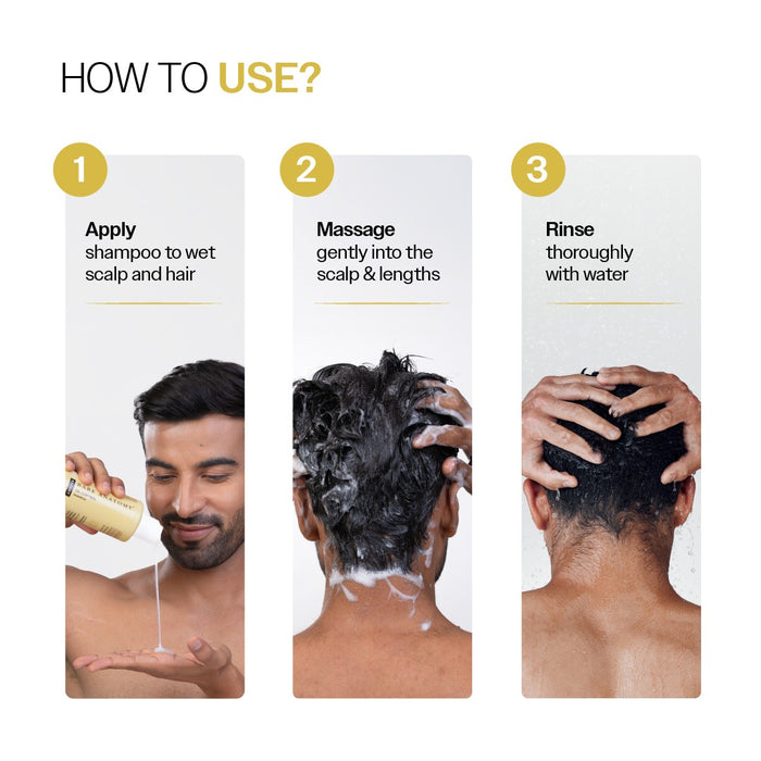 Oil Control Shampoo With Salicylic Acid, Hyaluronic Acid & Tea Tree - 236 ml | Pack of 3