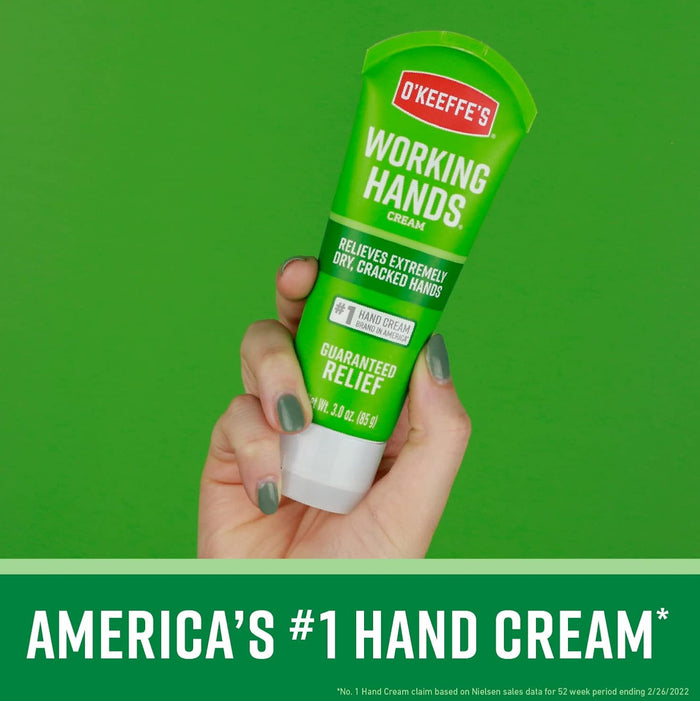 O'Keeffe's WORKING HANDS Relieves extremely Dry Cracked hand Hand Cream  مرطب اليدين الجافة المتشققة من اوكيفز