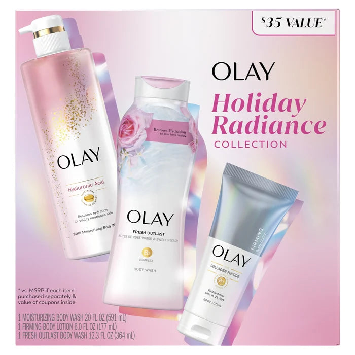 OLAY holiday radiance collection مجموعة العناية من اولاي