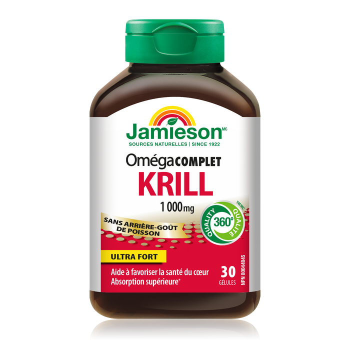 31000573 Jamieson Omega Complete Pure Krill Oil Ultra Strength 1,000 mg, 30 ct 7846_MAIN2