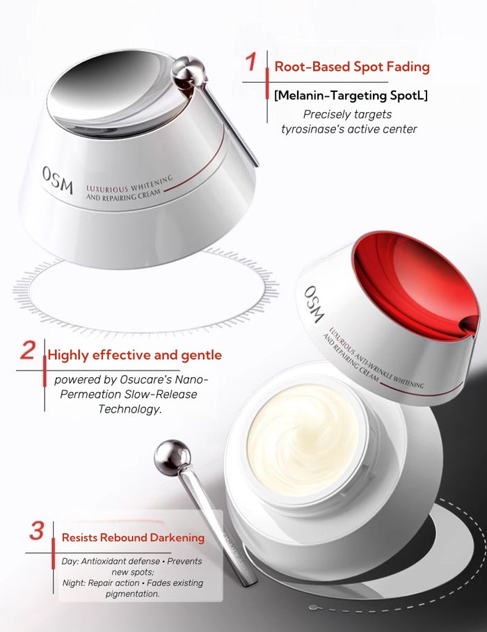 OSM 100g Luxurious Whitening Anti-winkle Reparing Facial Cream T4650