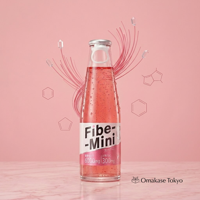 Otsuka Fibe Mini 30-Pack | Refreshing Japanese Fiber Drink with 300mg Vitamin C