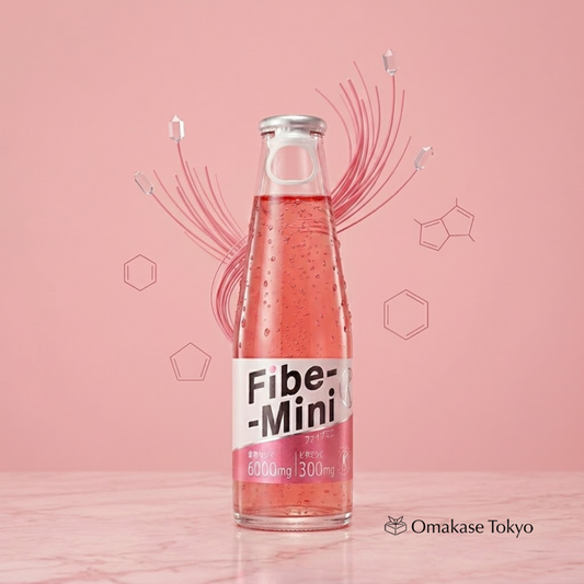 Otsuka Fibe Mini 30-Pack | Refreshing Japanese Fiber Drink with 300mg Vitamin C