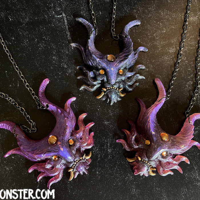 PANOPTES PENDANT- REFLECTIVE PURPLES