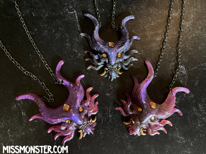 PANOPTES PENDANT- REFLECTIVE PURPLES