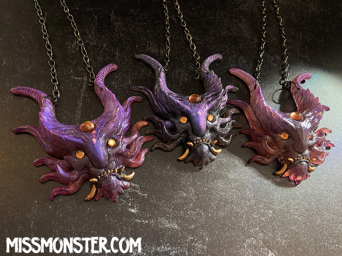 PANOPTES PENDANT- REFLECTIVE PURPLES