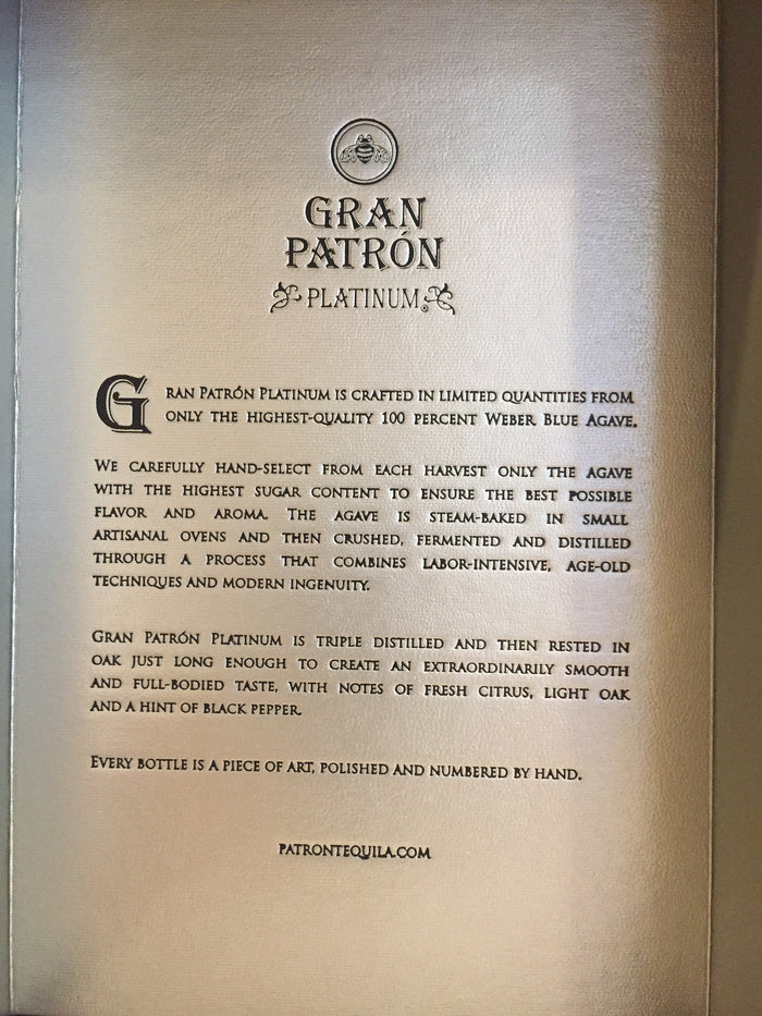 PATRON PLATINUM