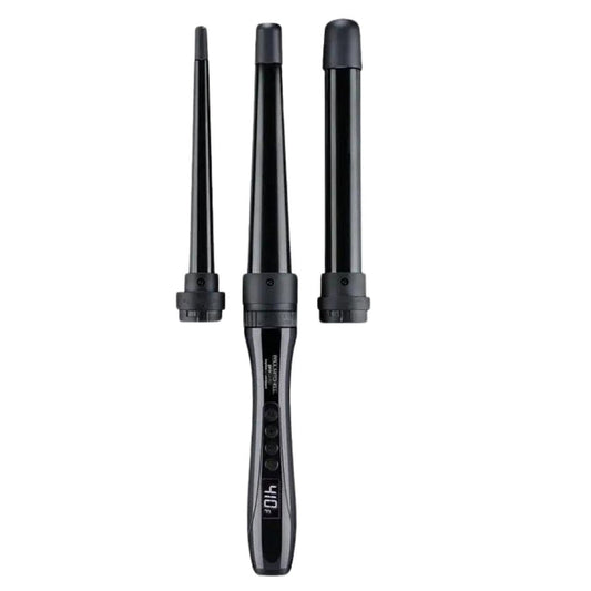 Express Ion Unclipped 3-in-1 Ceramic Interchangeable Curling Wand - Wand with interchangeable barrels