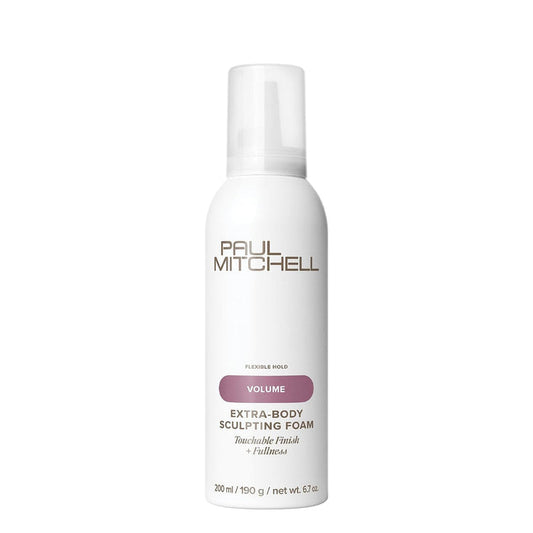 Paul Mitchell Extra-Body Sculpting Foam, Adds Fullness, Touchable Finish, For Fine Hair