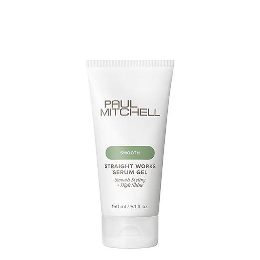 Paul Mitchell Straight Works Hair Gel, Smoothing Styler, Add Shine, For Frizzy Hair, 5.1 fl. oz
