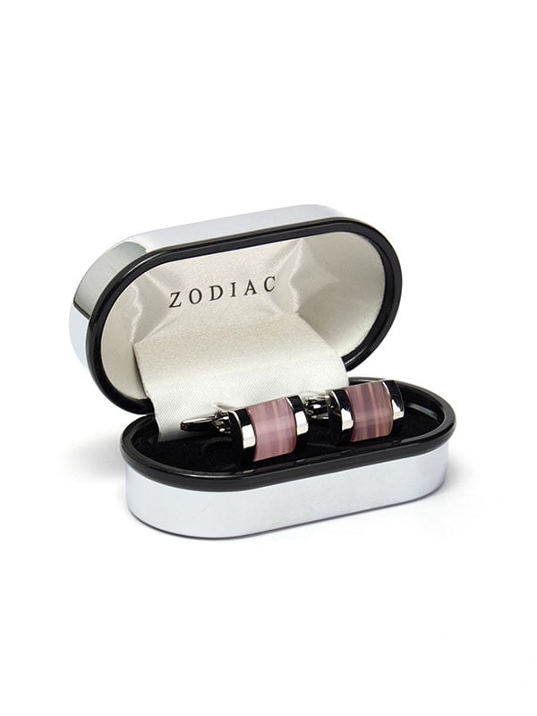 Pink Stone Cufflinks