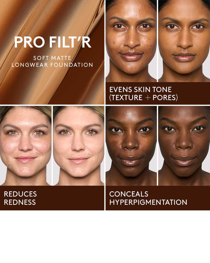 evens skin tone (texture + pores), reduces redness, and conceals hyperpigmentation