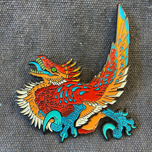 RAPTOR ZOOMIE PIN+ STICKER
