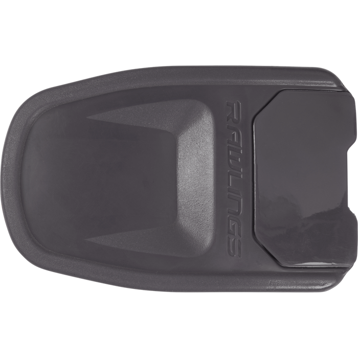 Pair your Rawlings R16 Reverse Batting Helmet Extension (Jaw Guard) with a stylish black Rawlings umpire ball bag holder, featuring an embossed logo and contoured design for a professional look.